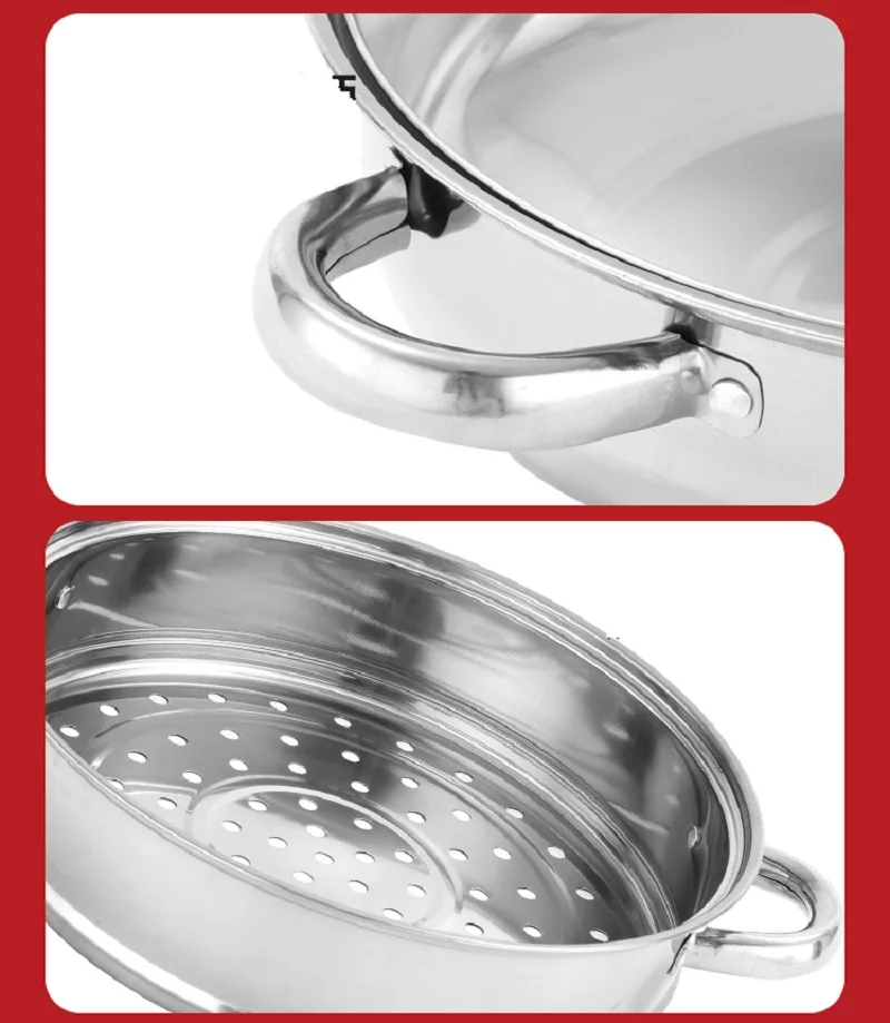пароварка БЕСПЛАТНАЯ ДОСТАВКА 3 слоя ПАРОХОД ПОТ INOX КАСТРЮЛИ ФОНДОВОЙ ГОРШОК