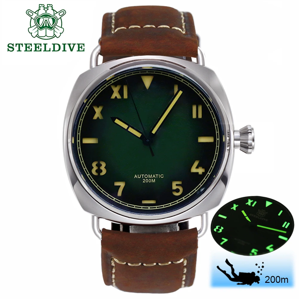 STEELDIVE 1936 часы для дайвинга Для мужчин 200 м Новое поступление 2020 механические