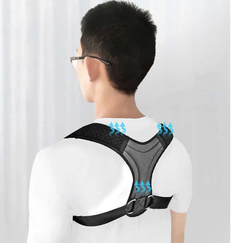 

LUBINSI Brace Support Belt Adjustable Back Posture Corrector Clavicle Spine Back Shoulder Lumbar Posture Correction