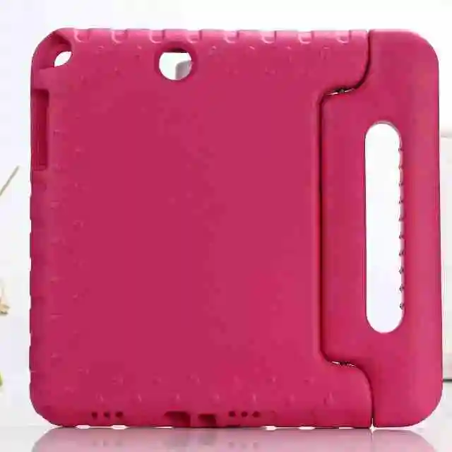 rose red Для Samsung Galaxy Tab A 9,7 дюймов T550 T555C детская крышка Ручка безопасности противоударный чехол EVA пена ударопрочный Стенд защитный чехол - Цвет: rose red