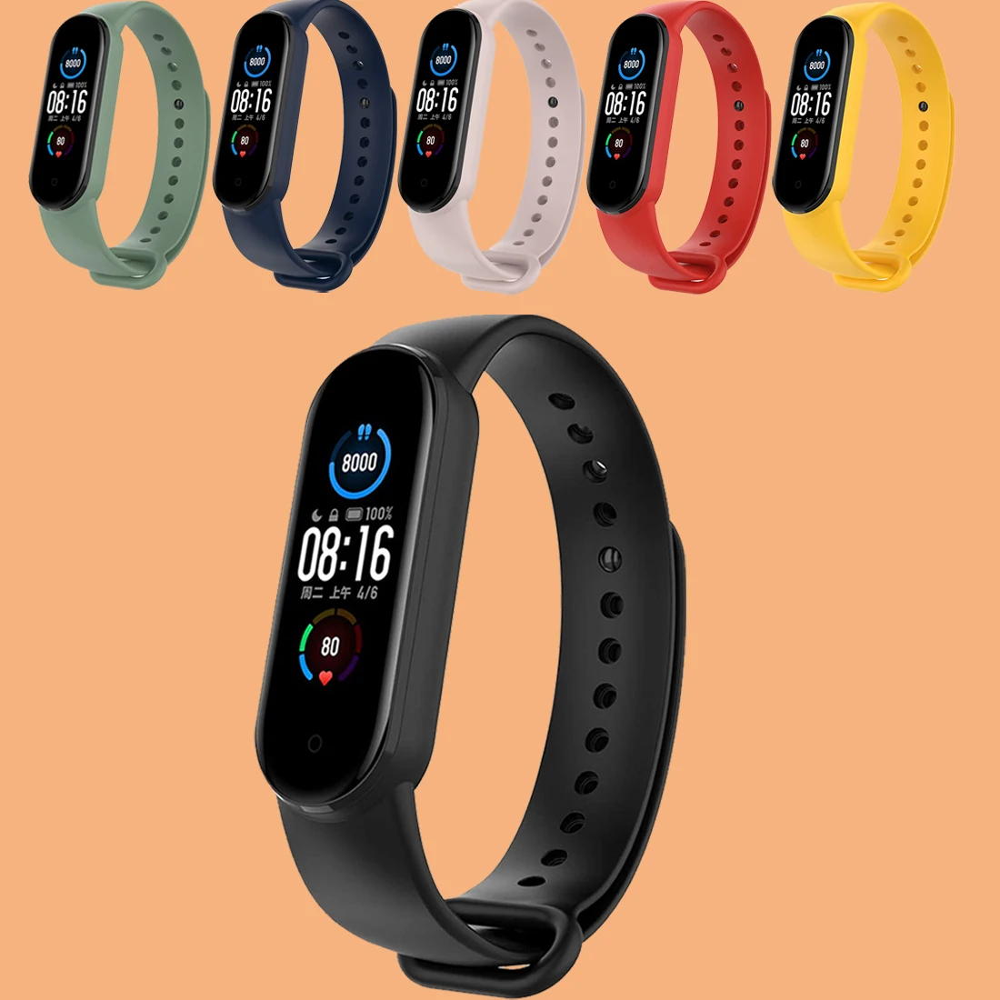 

Ship Free Smart Watch Heart Rate Blood Pressure Sleep Monitor Pedometer Bluetooth Connection ( Need to Download the App fitpro)
