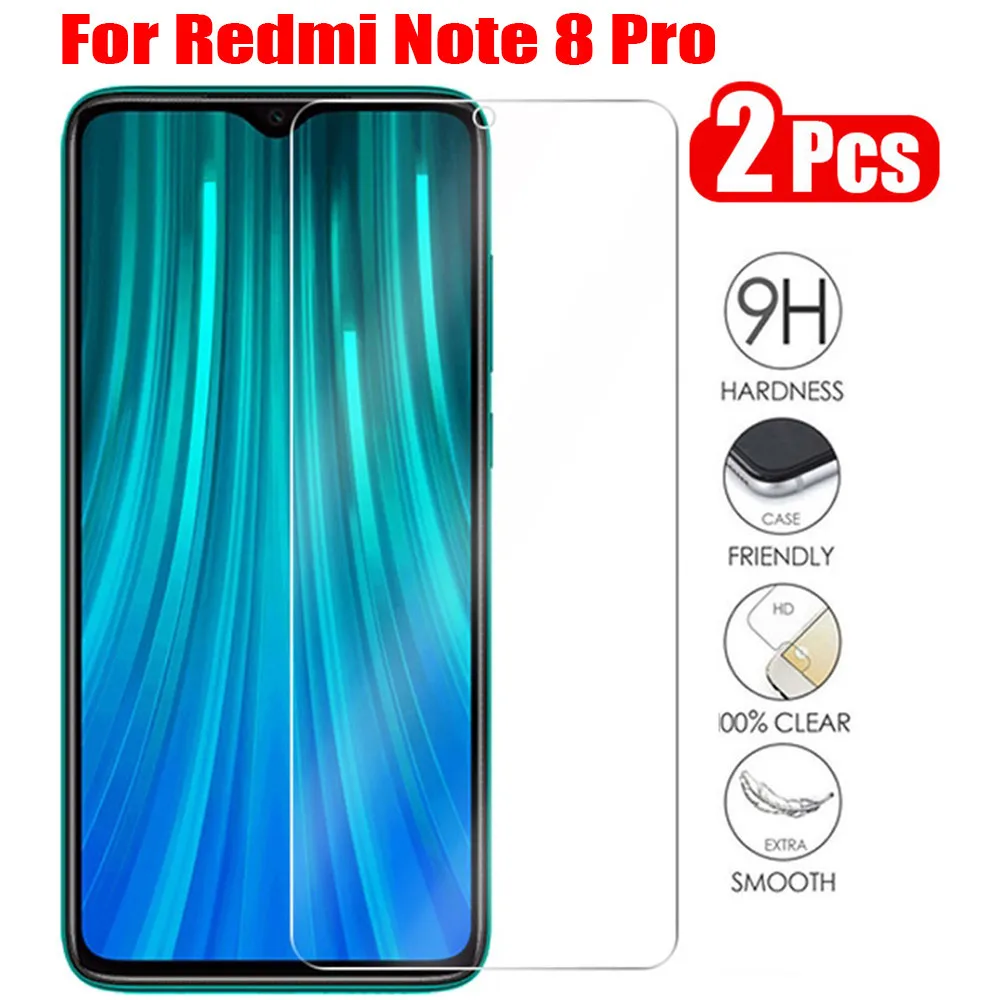 Закаленное стекло для Xiaomi Redmi Note 7 8 Pro 8T 5 6 pro защита экрана 2 шт. закаленное note 4x