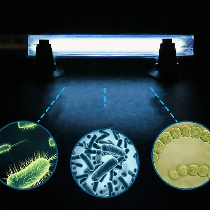 Лампа для аквариума UVC УФ стерилизатор освещение бактерицид Дезинфекция