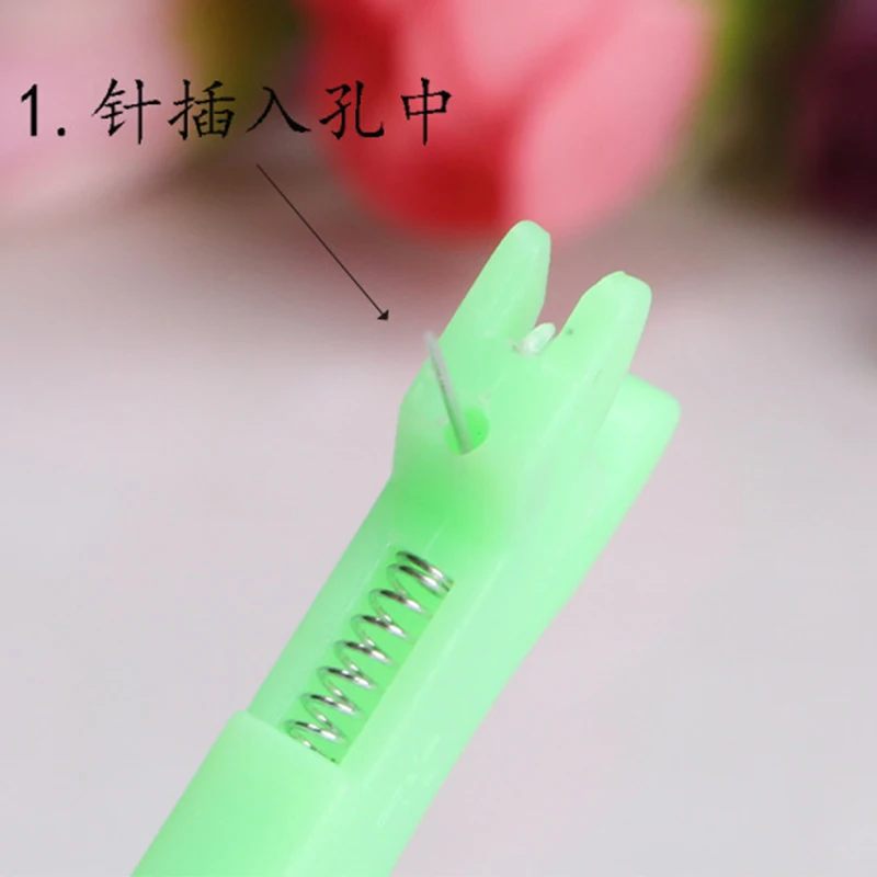 1 шт. лошадь Форма Нитевдеватель Пластик Карамельный Цвет Автоматическая легкая