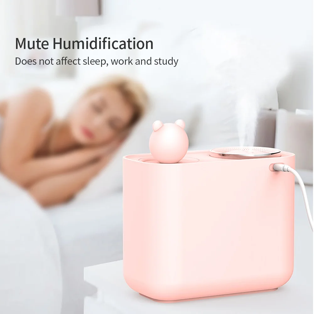 

Double Spray Aromatherapy Diffuser Humidifier USB Ultransonic Cool Humidificador Essential Oil Home Mist Maker Quiet Fogger