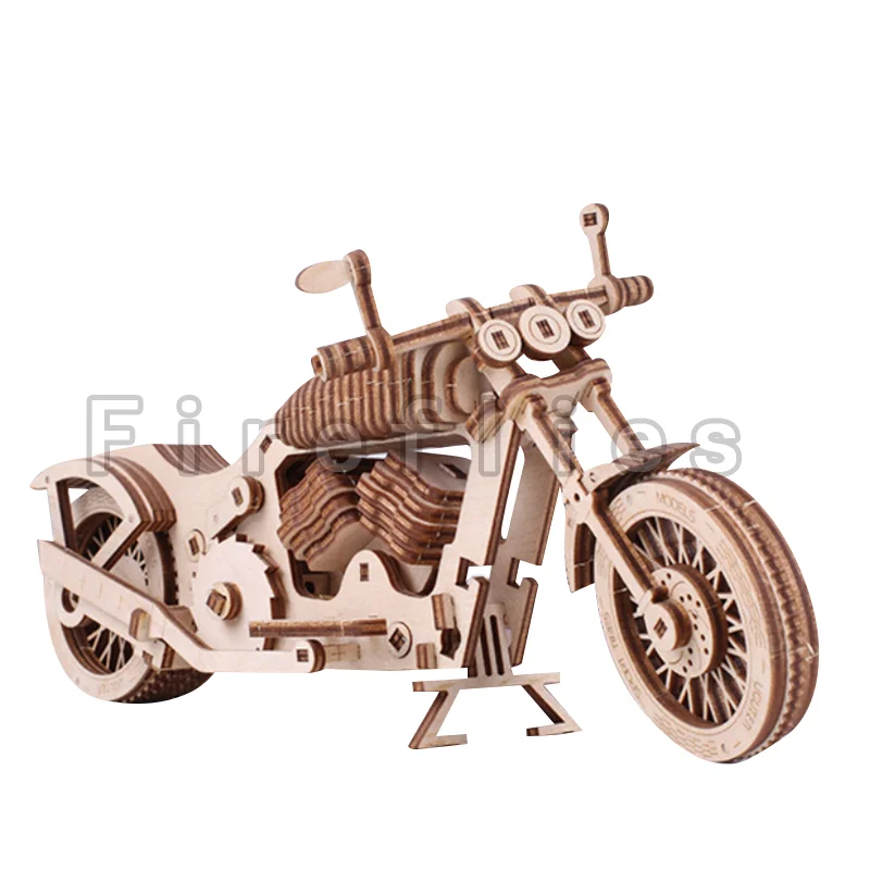 

Robotime 3D Wooden Puzzle DIY Motocycle Creative Block Toys Assembly Toy Birthday Gift for Children Adult Free Shipping