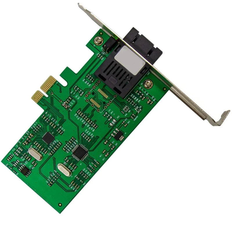 

Pci-E 100M Fiber Ethernet Network Adapter Pci Express X1 2.5G Sfp Sc Network Lan Card Rtl8105E Support Ndis5 Ndis6