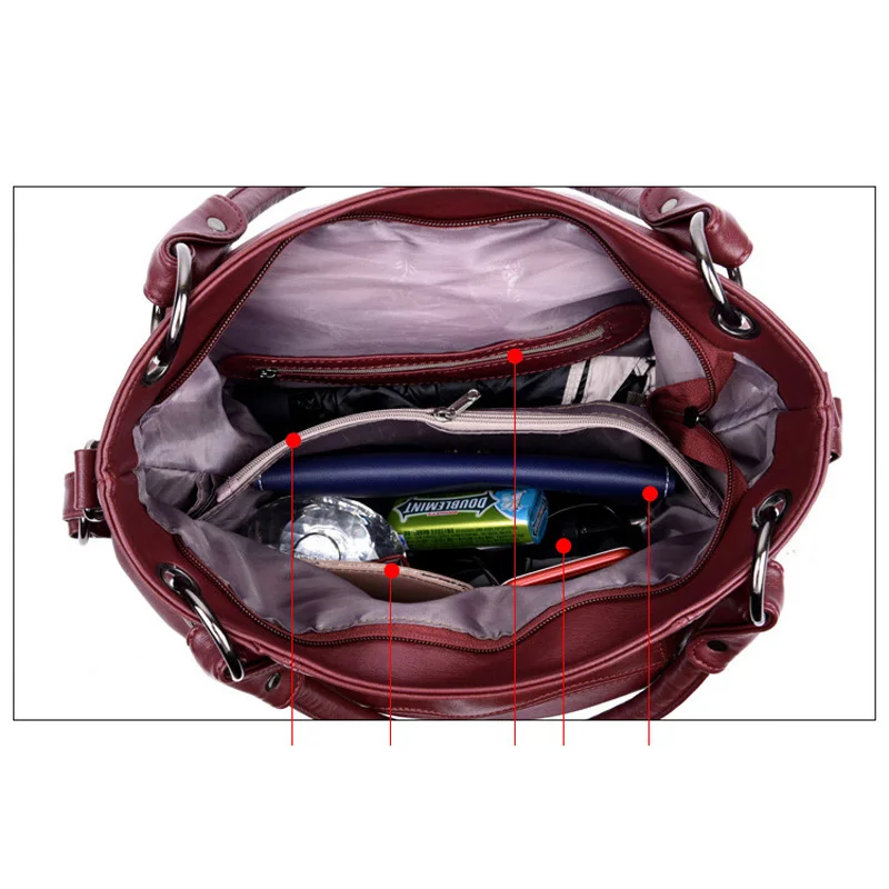 

Genuine Leather Tassel Luxury Handbags Women Bags Designer Handbags High Quality Ladies Crossbody Hand Tote Bags For Women 2019