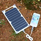 Внешний аккумулятор с солнечной панелью, водонепроницаемый, с автоматической зарядкой