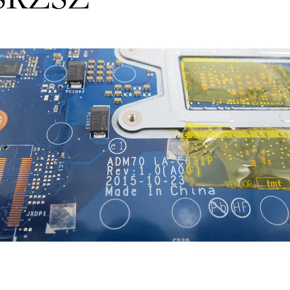 CSRZSZ для dell latitude 5470 E5470 материнская плата ноутбука I5-6200U/I5-6300U центральный процессор