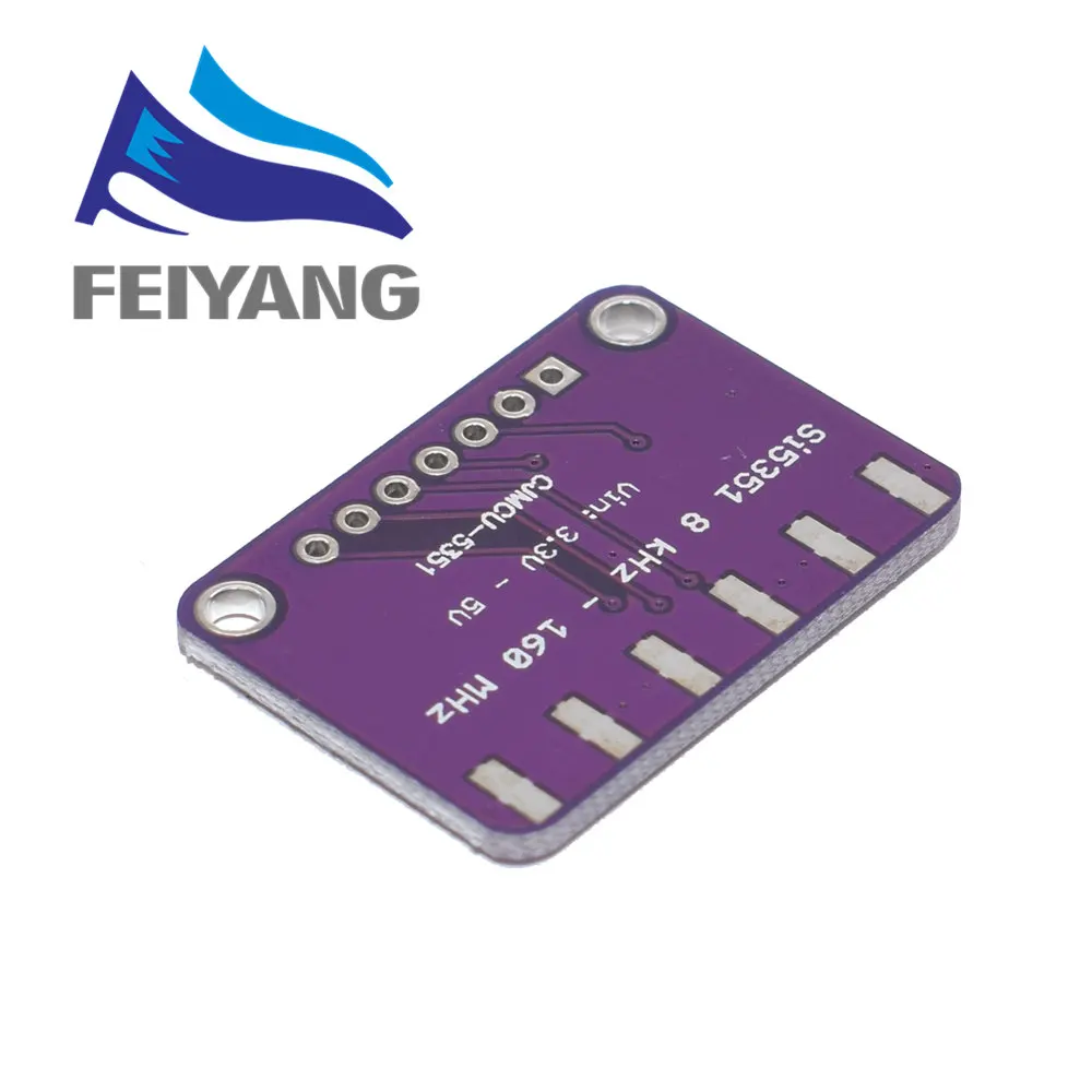 1 шт. DC 3 V-5 V Si5351A Si5351 I2C тактовый генератор коммутационная плата модуль генератор сигналов часы 8 кГц-160 МГц для Arduino