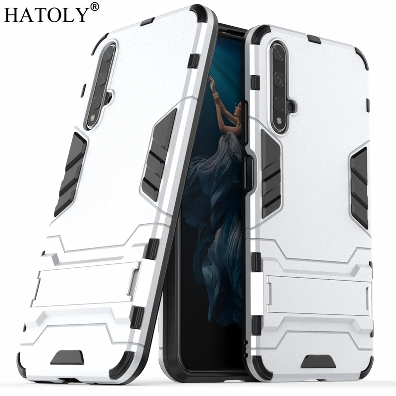 for armor case huawei nova 5t cases huawei nova 5t 6 7 8 se pro shockproof robot silicone hard back phone cover huawei nova 5t free global shipping