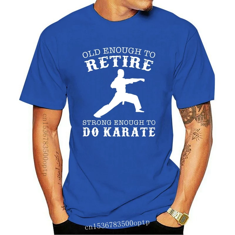 

New Karate T-Shirt Fashion 2021 Crew Neck Men Short-Sleeve Casual Tee Shirts