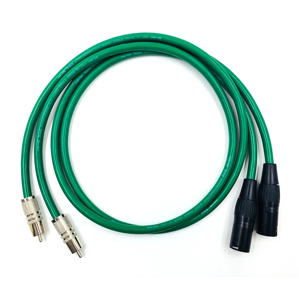 Hi Fi MCINTOSH 2 RCA к XLR кабельный усилитель cd проигрыватель аудиоколонка 3 контактный