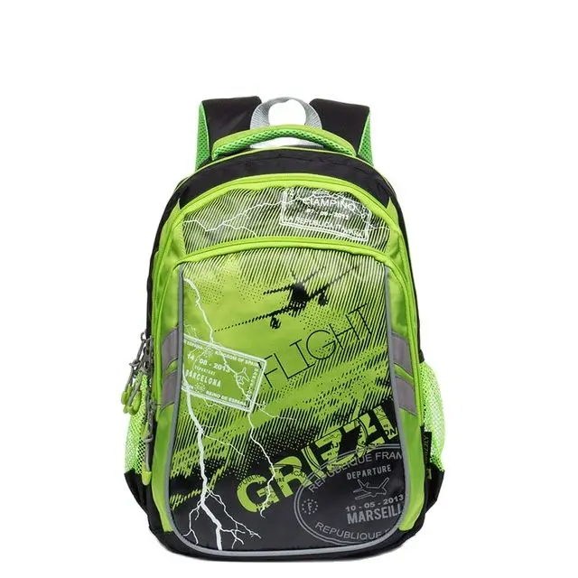 GRIZZLY Children School Bags Waterproof Orthopedic Backpacks for Boys School Backpack Primary Grade 1/4 Mochilas Infantil
