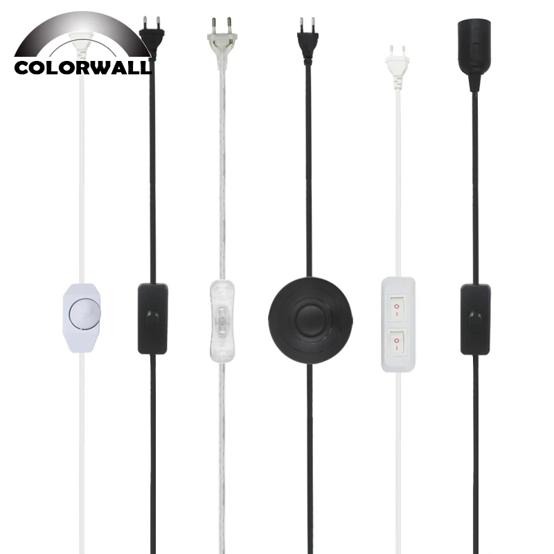 Светодиодный диммерный переключатель с кабелем и кнопкой модулятор штепсельная