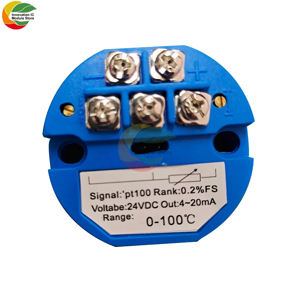 RTD PT100 Temperature Sensor Meter Transmitter Isolated Detector Module -200-200 Celsuis 0-600 4-20MA | Электронные компоненты