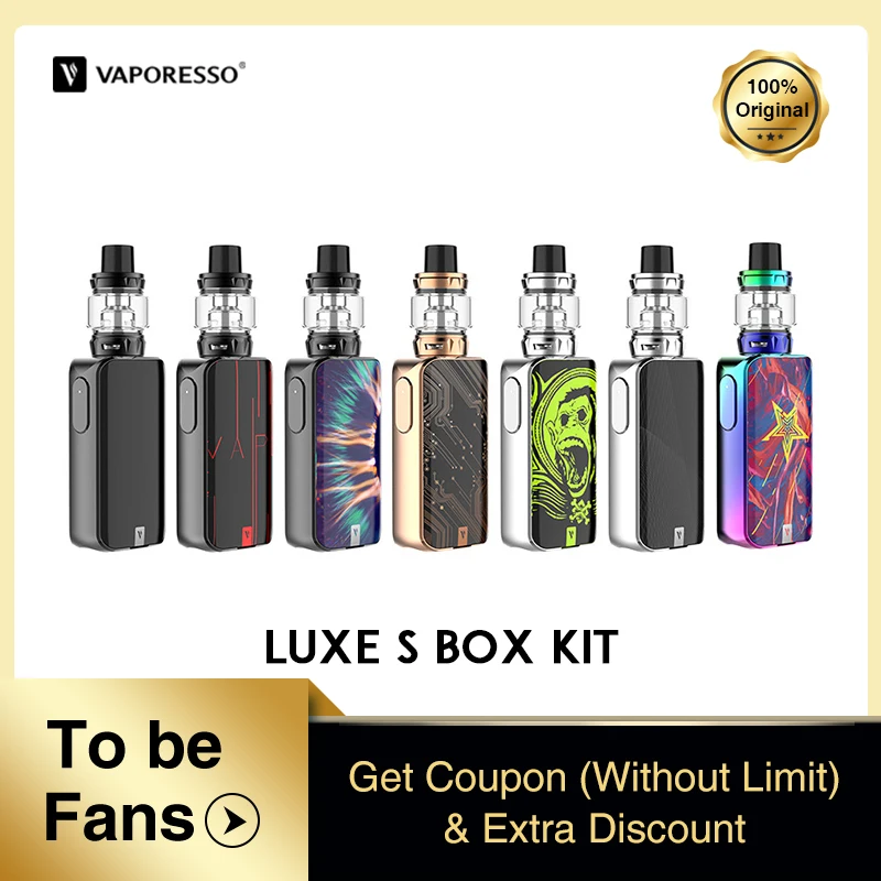 Vaporesso LUXE S Box Vape Kit Mod Vaper Liquid для Mech электронная сигарета испаритель Pod System кальян