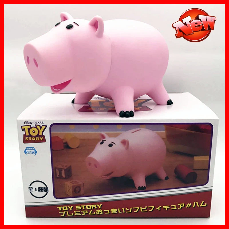 

Cute Toy Story Hamm Piggy Bank Pink Pig Coin Box Anime PVC Toy Story Hamm Piggy figure Doll Christmas Gift Kids Money Box
