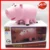 Милая игрушечная Копилка Хамма, розовая свинка, коробка для монет из аниме, ПВХ игрушечная фигурка Хамма, кукла, рождественский подарок для детей, копилка - изображение