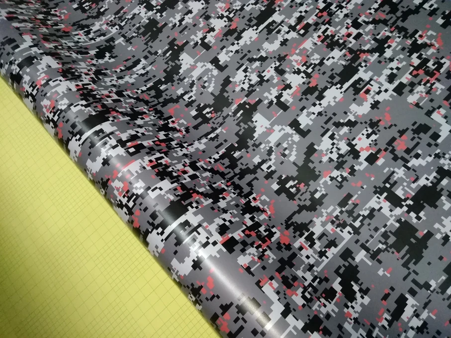 

10/20/30/40/50/60CM Black red grey white Digital Camouflage Vinyl Film Car Wrap Foil Adhesive Motorcycle Car Camo Wrapping Decal