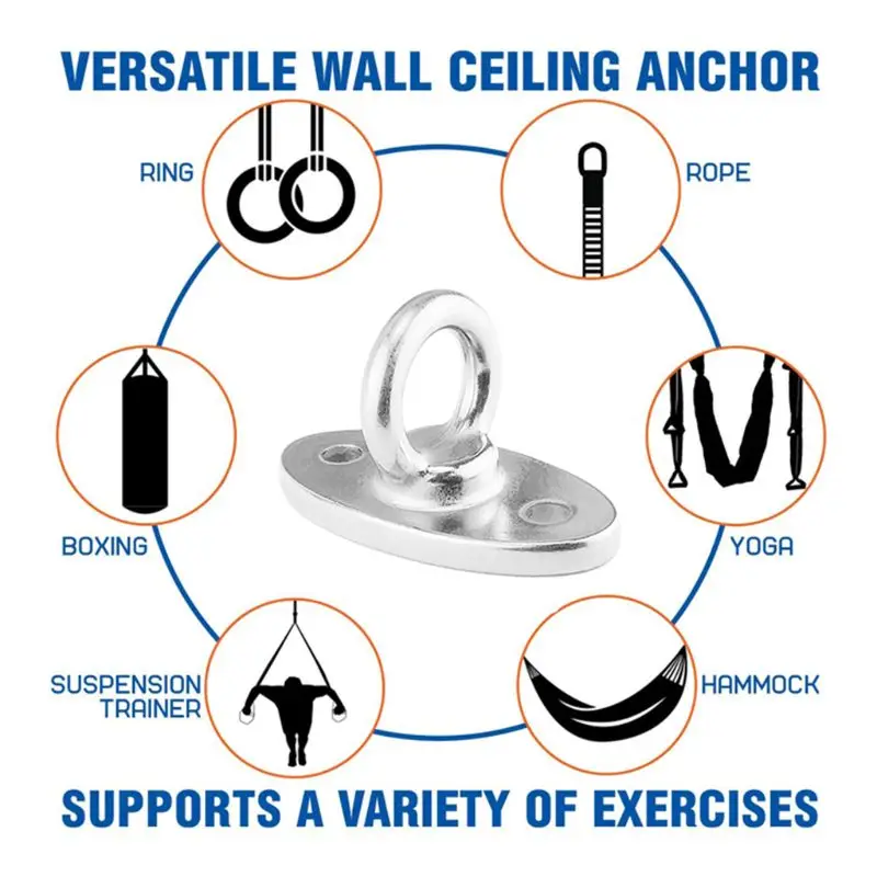 Нержавеющая сталь фиксированная пластина крючок для занятий йогой с песком