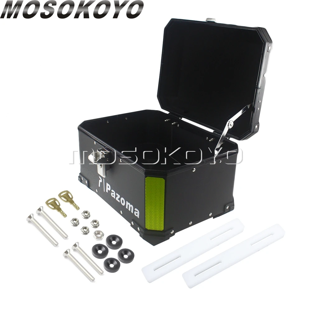 Алюминиевый боковой Чехол для мотоцикла 36 л 45 чемодан Honda Kawasaki BMW R1200GS F650GS 790 Adventure 1