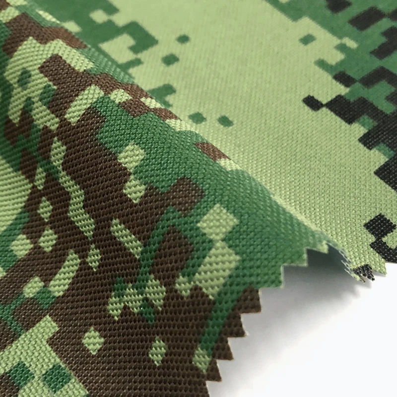 Утолщенная камуфляжная водонепроницаемая ткань Оксфорд с цифровым камуфляжным