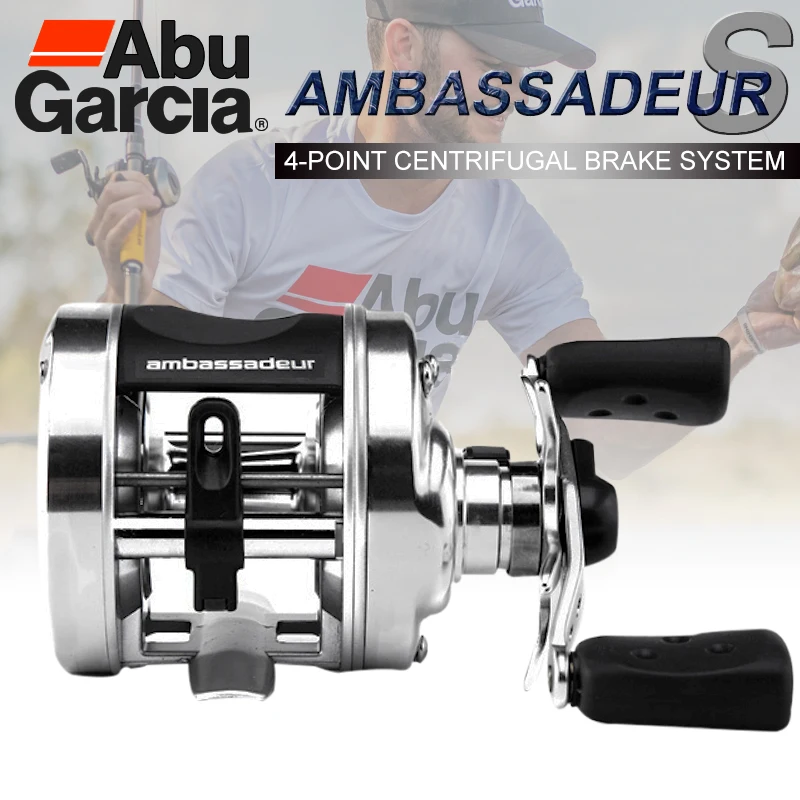 Рыболовная катушка Abu Garcia AMBASSADEUR S 5500/5501 литая барабанная 2 шестерни 5 1: 1