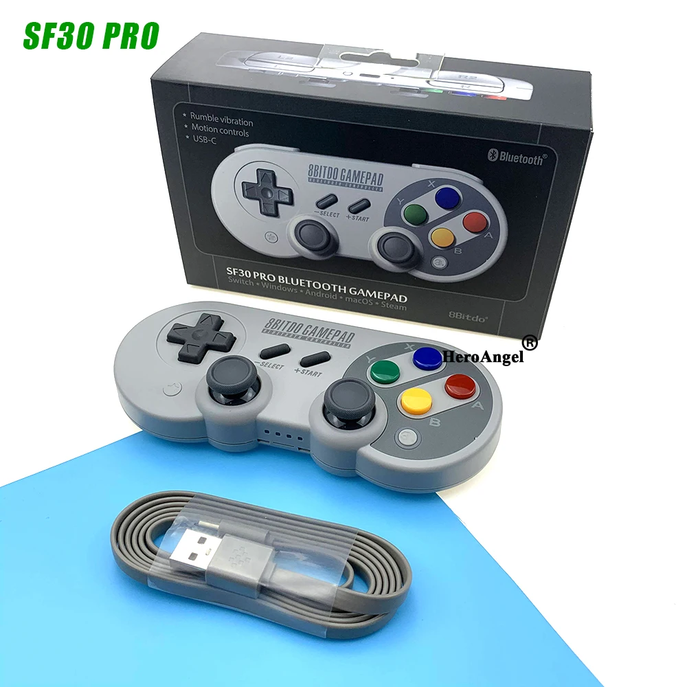 Беспроводной Bluetooth геймпад для 8bitdo SF30Pro SN30Pro джойстик игровой контроллер Nintendo Switch