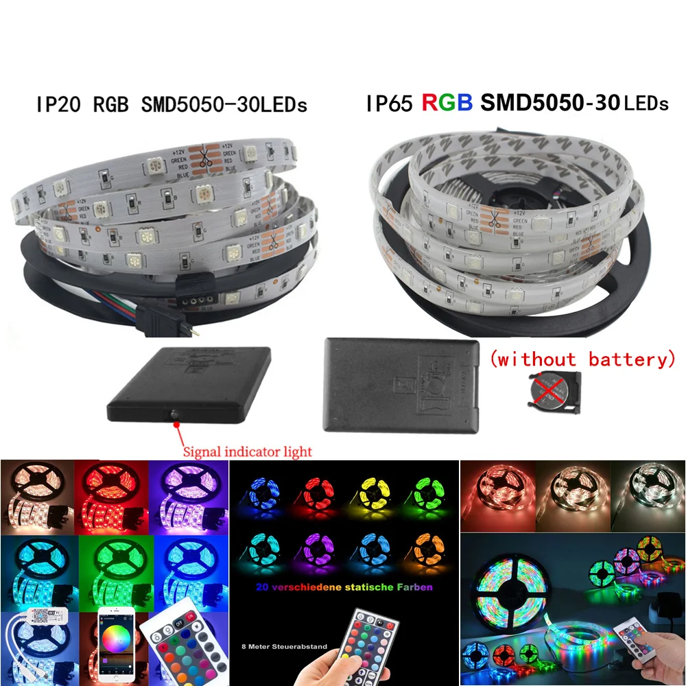 Светодиодный светильник s WIFI контроллер 12 В RGB светодиодный водонепроницаемая