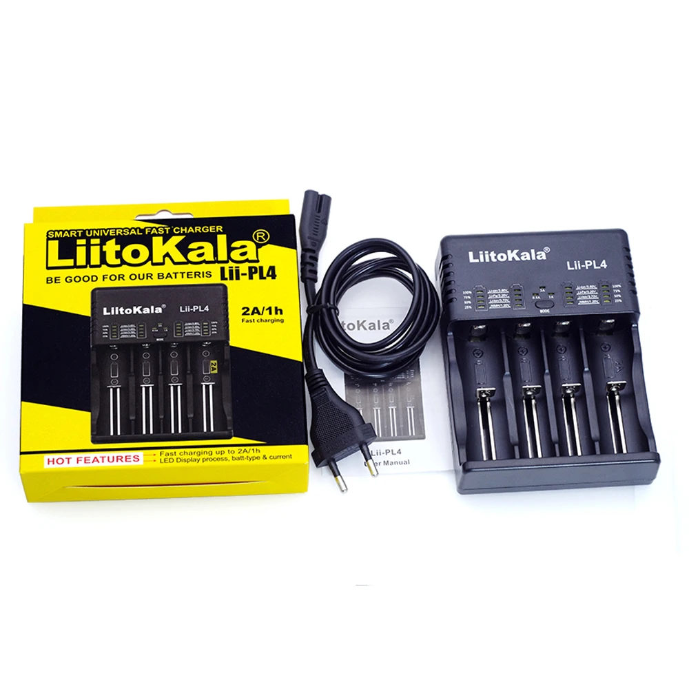 Новинка 2021 подлинное/Оригинальное умное зарядное устройство LiitoKala Lii-PL4 18650 21700