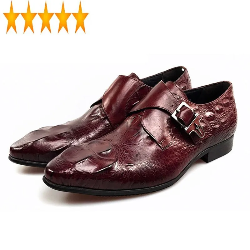 

Mens Dress Fashion Italian With Buckle Designer Male Shoes Men Wedding Business Office Work Footwear Party Zapatos Hombre