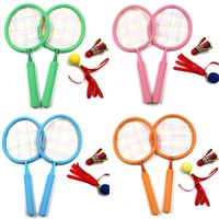 1 set kids badminton racquets for children rackets player sports supplies toy