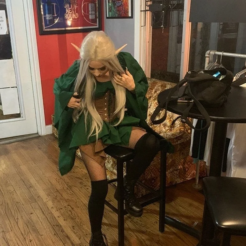 Женский винтажный костюм Elven Renaissance платье принцессы для костюмированной