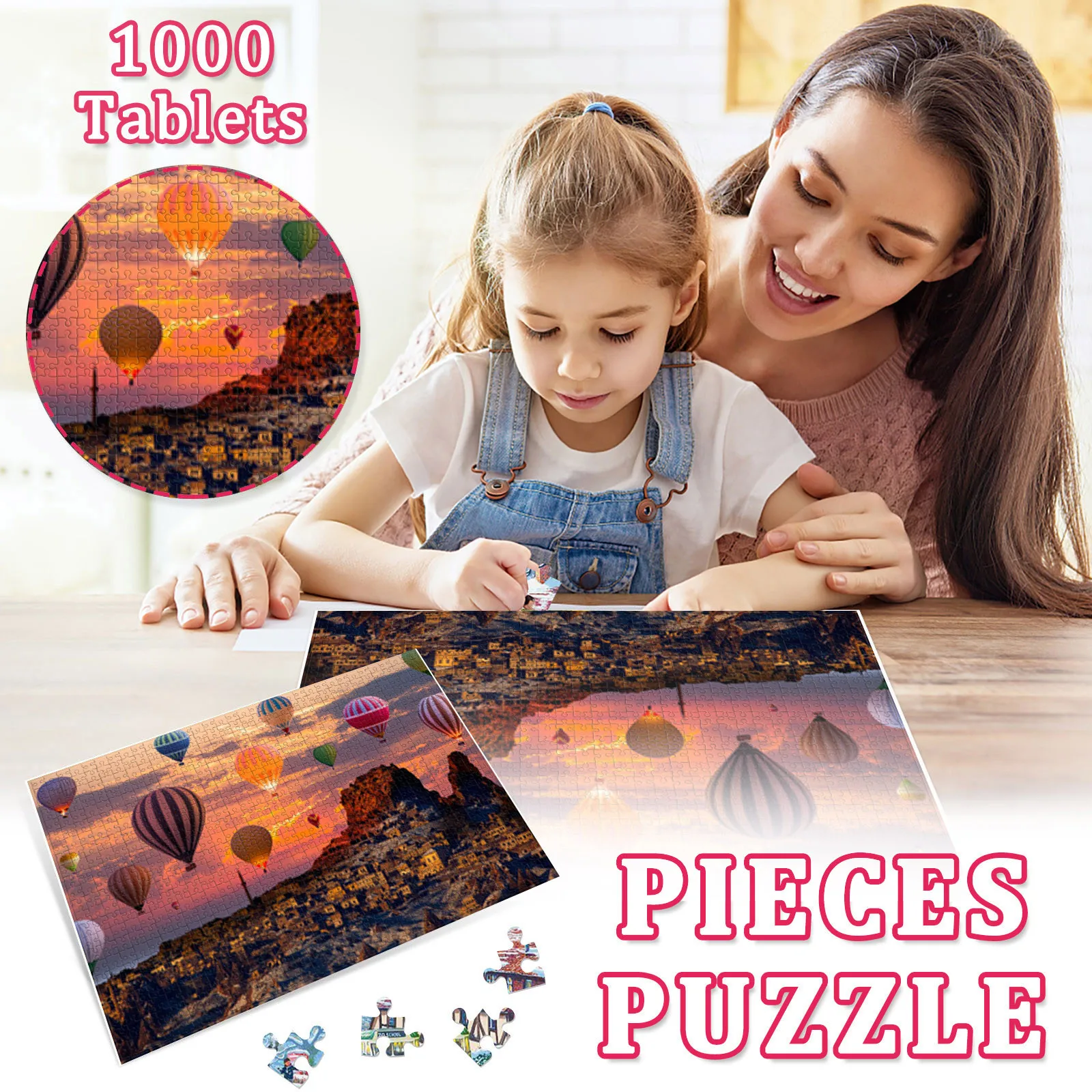 

HIINST 1000pc Cinque Terre Night View Picture Jigsaw Puzzle Toys Kid Educational Toys Adults Building Block Game