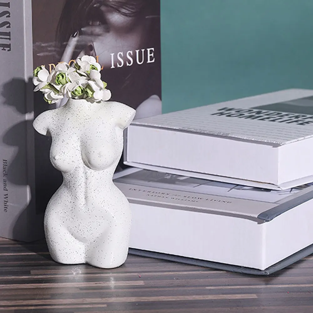 Боди-арт Дизайнерская ваза для цветов обнаженная женская лампа креативная