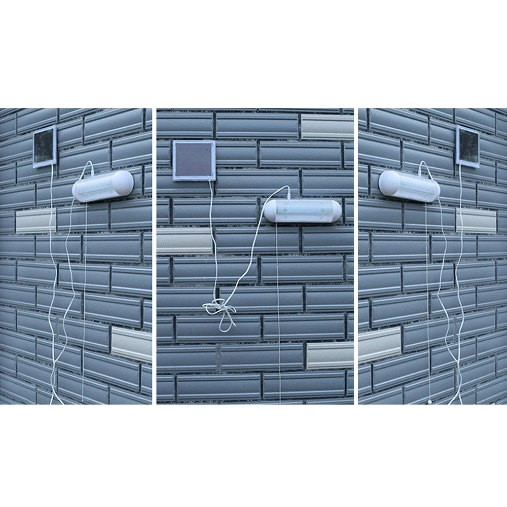 

LED Rechargeable Solar Powered LED Wall Lamp Pull Light Split Type Garden Yard Balcony Lamp for Home Use