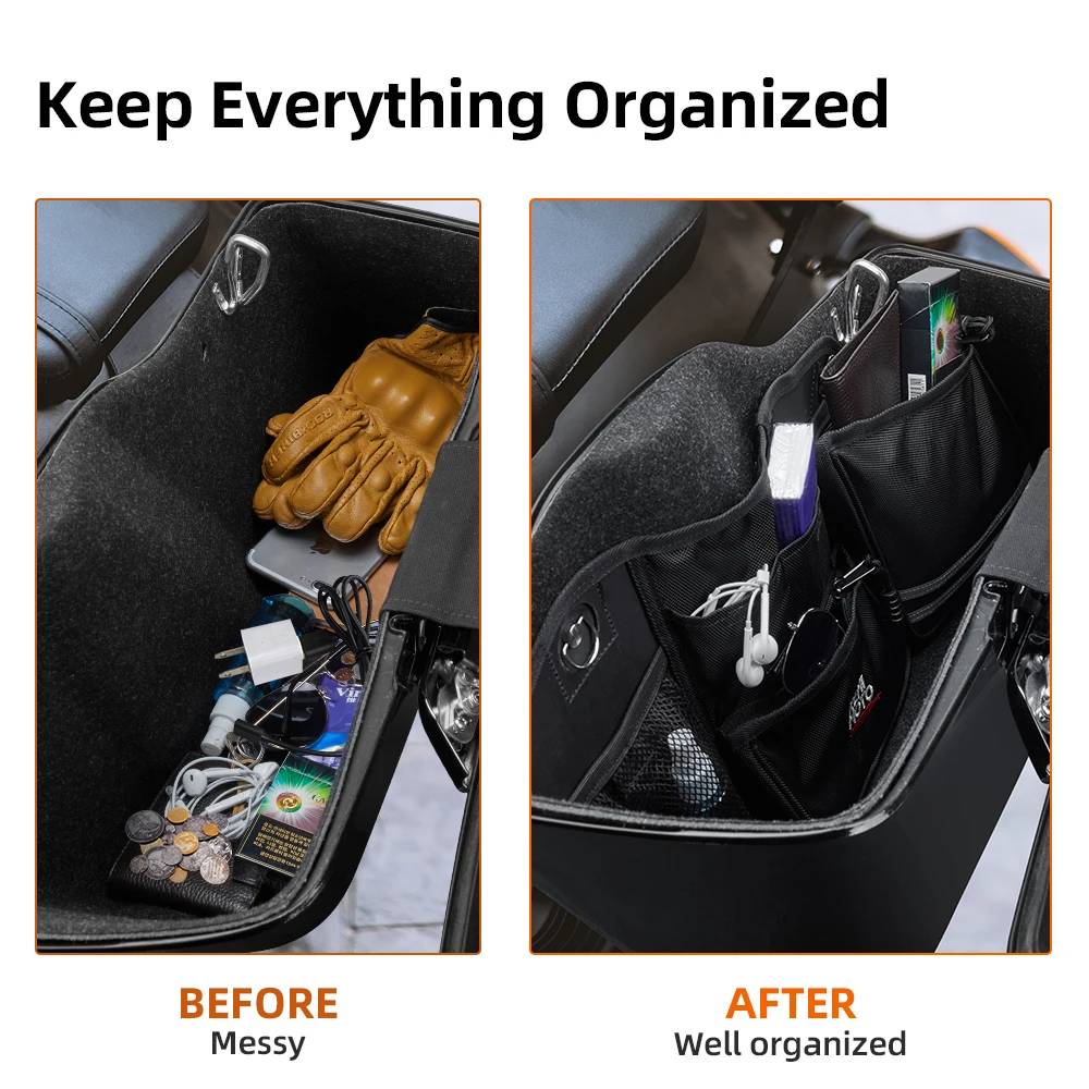 Сумка-Органайзер седельная мотоциклетная для путешествий Короля Дороги улицы