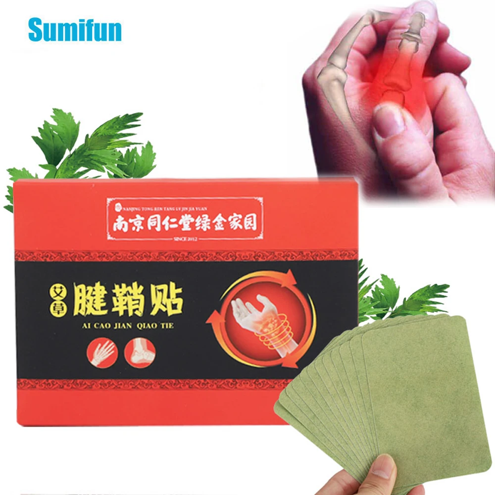 

Sumifun 12Pcs Thumb Wrist Tendinitis Pain Relief Patch Chinese Medical Plaster Joint Body Wormwood Arthritis Pain Removal Killer