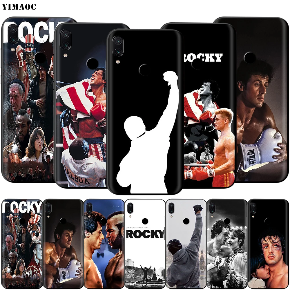 Чехол Rocky Balboa для Xiaomi Redmi Note 4 4x 4a 5 5a 6 8 8A MI 9 9s 10 8T K30 Pro Max Lite Plus|Бамперы| |