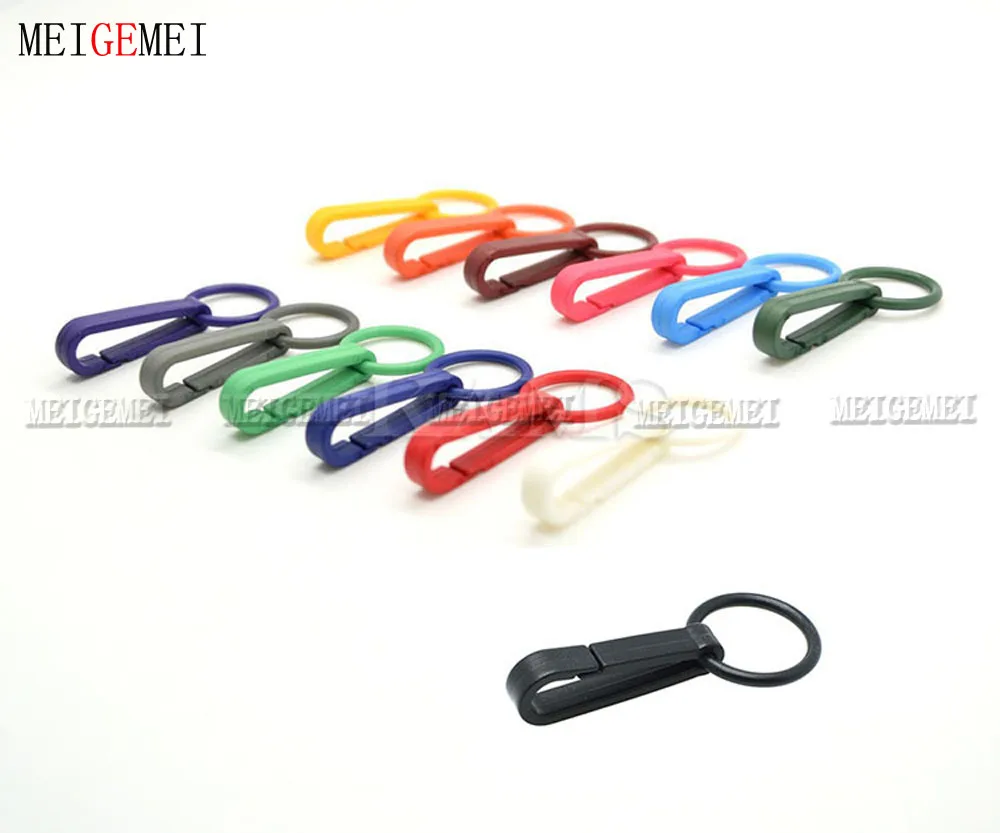 13 красочных крючков для перчаток из пластика с замком-щелчком и кольцом O для аксессуаров на открытом воздухе, для рюкзака, сумки, душевых занавесок.
