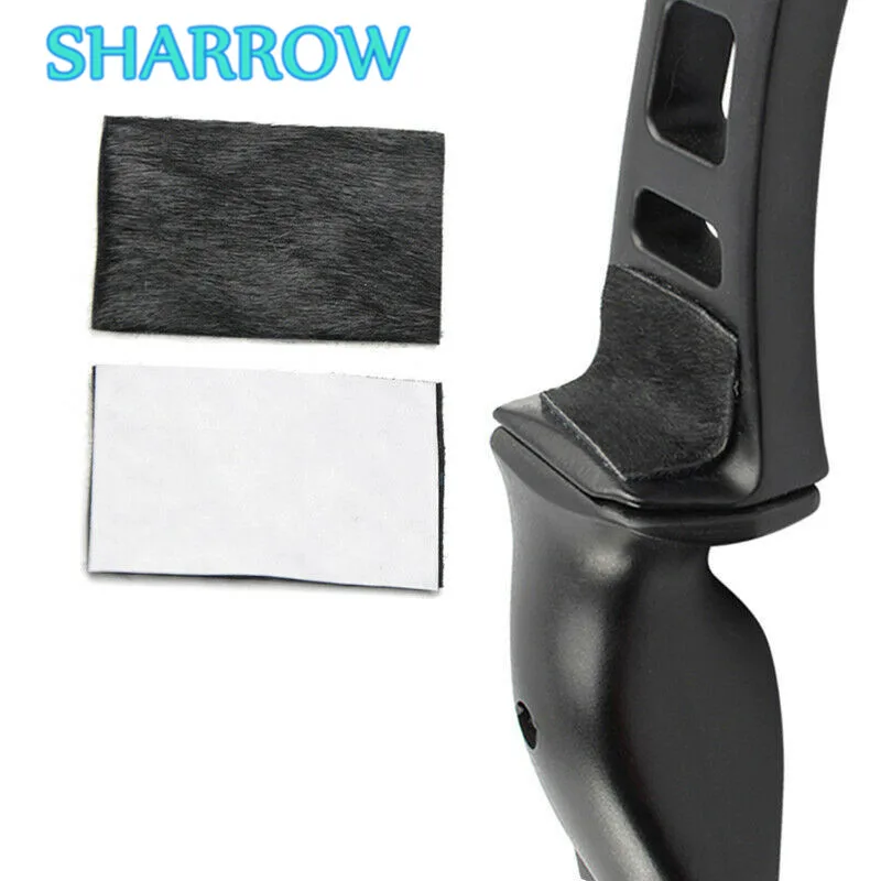 

10Pcs Archery Fur Adhesive Stick Arrow Rest Plate Silent for Traditional Longbow Recurve Bow Hunting Shooting Accessories