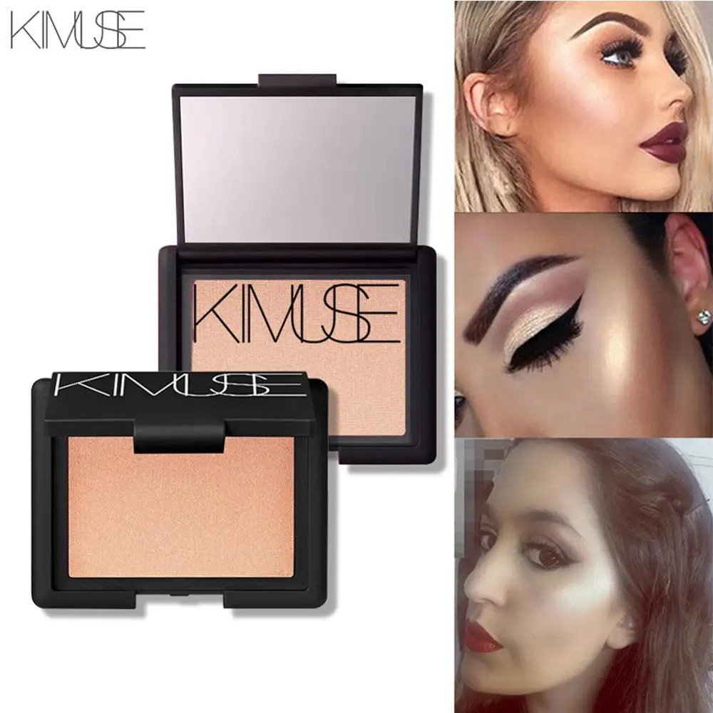 KIMUSE, матовый Хайлайтер для лица, палитры для макияжа, водостойкие, стойкие минералы, макияж, пудра, осветлитель, контур, набор для свечения, бронзатор