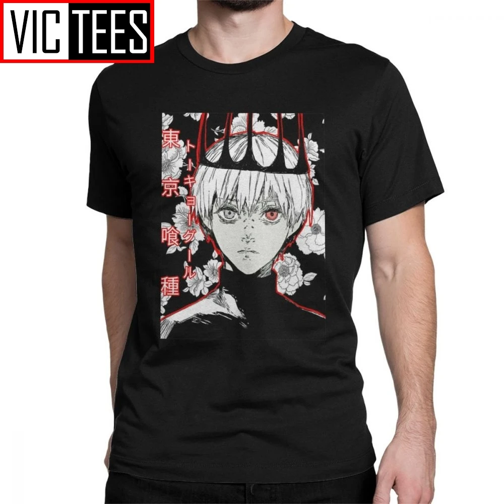Мужская футболка Tokyo Ghoul с одним глазом King Kaneki Awesome короткими рукавами