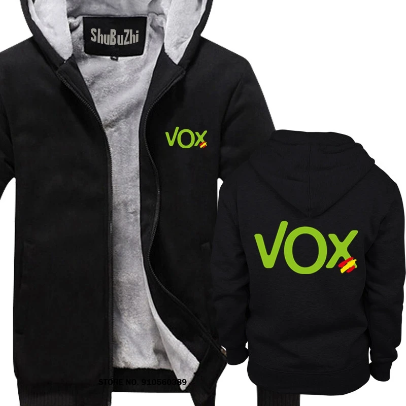 

thick hoodies - Roly Logo Vox Spain Newest Fashion warm coat cotton jacket men winter fashion thick hoodies euro size