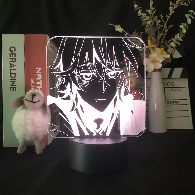 

Mikaela Seraph of The End Manga3D Night Light Alarm Clock Base Color Changing Delineascope Gift Nightlight Office Girl Delivery
