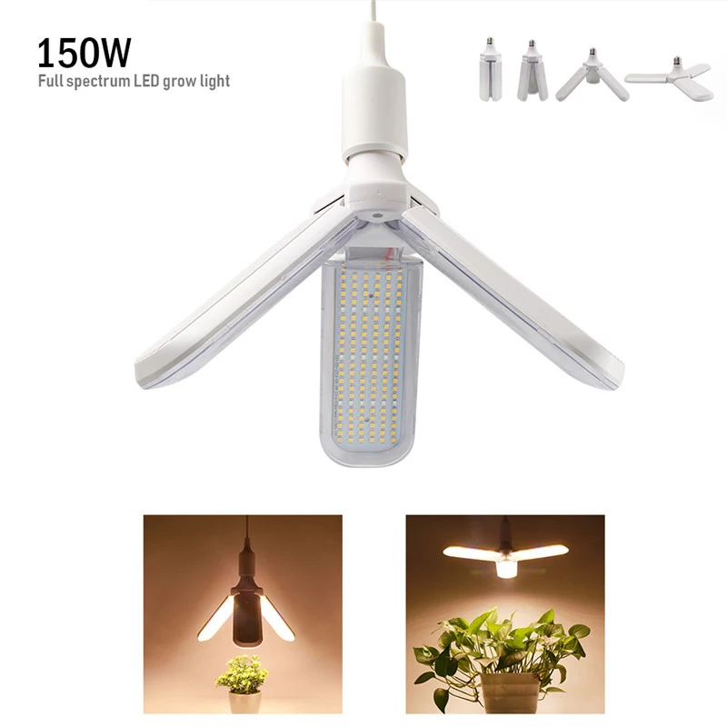 

Светодиодсветильник лампа полного спектра для выращивания растений, 80 Вт/100 Вт/120 Вт/150 Вт, E27, светодиодная лампа теплого белого света для выращивания комнатных цветов, растений, светодиодсветодиодный лампа для выращивания солнечных лучей