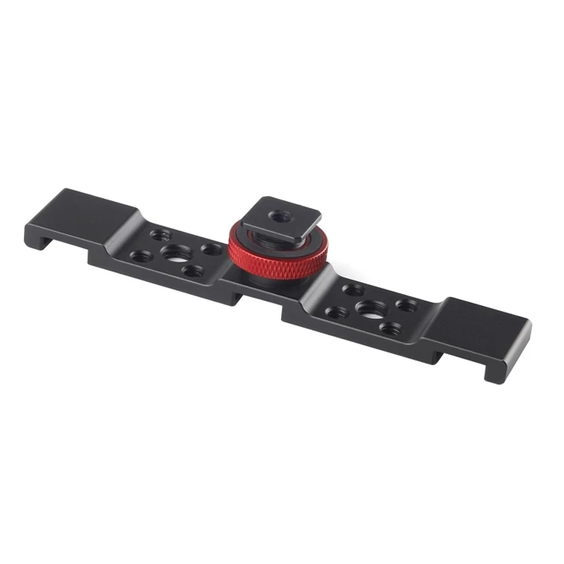 

PULUZ PU523B 3 in1 Triple Hot Shoe Mount Adapter Extension Bracket Microphone Fill Light Stand For phone/DSLR Camera Accessories