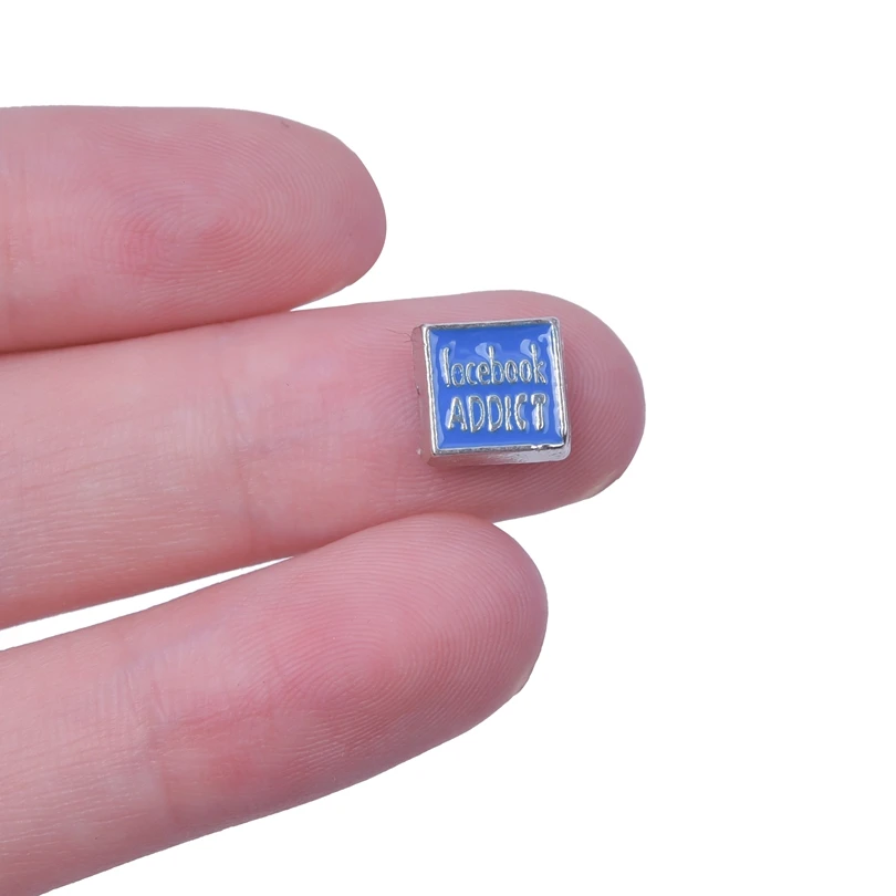 20 шт./лот синие буквы слова плавающий медальон шармы подвески ручной работы с